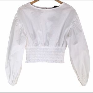 🌈3/$25 NWT Forever 21 Long Sleeve Cinch Waist - Size Small